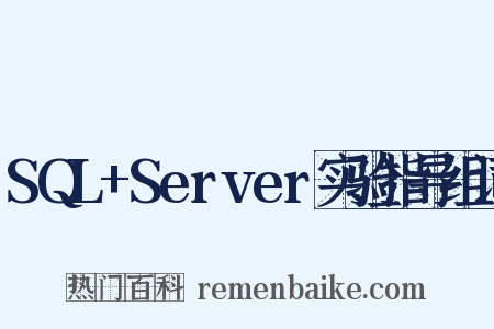 SQL+Server实验指导组词是什么意思的图片